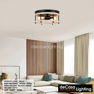 RUSTIC CEILING LIGHT (M919)