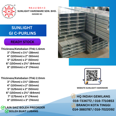 Sunlight Gi Purlins