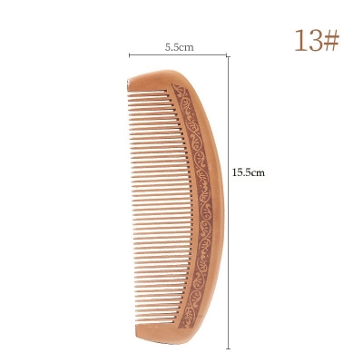 Wooden Hair Comb #13