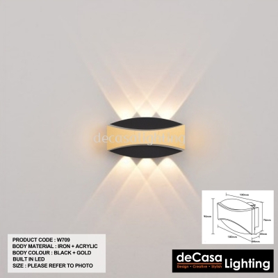 INDOOR LED WALL LIGHT (W709)