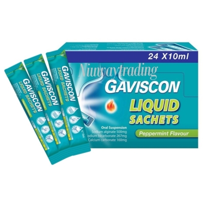 GAVISCON LIQULD SACHETS PEPPERMINT FLAVOUR