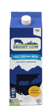 Bright Cow Chilled Full Cream Milk 12 x 1L Bright Cow