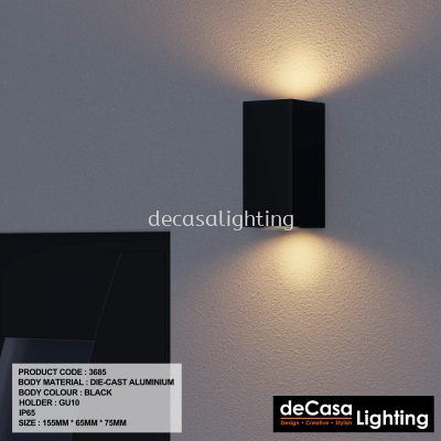 MODERN OUTDOOR WALL LIGHT (3685)