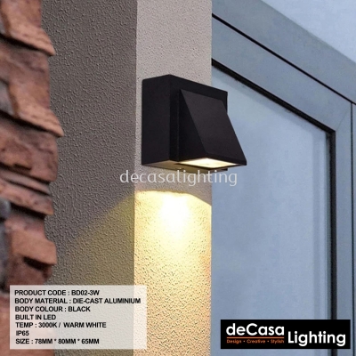 LED OUTDOOR WALL LIGHT (BD02-3W)