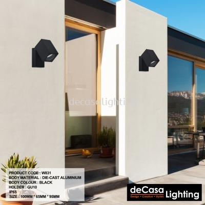 MODERN OUTDOOR WALL LIGHT (W831)