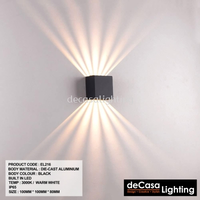 LED OUTDOOR WALL LIGHT (EL216)