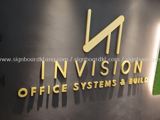 Invision 3D PVC Cut Out Lettering Indoor Signage At Klang Selangor 