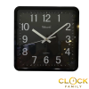 Telesonic Quartz Movement Black Plastic Case Wall CLOCK Q1696 TELESONIC Wall Clocks