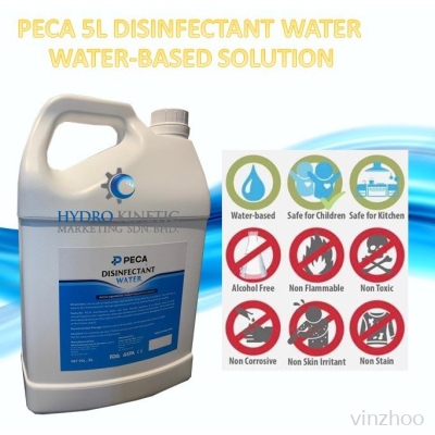 [READY STOCK] PECA Disinfectant WATER (Liquid) 5L