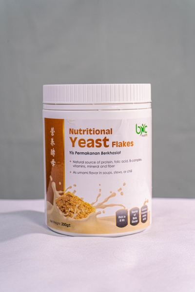 BNC NUTRITIONAL YEAST FLAKES 200G/CAN