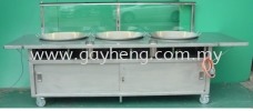 Stainless Steel Nasi Bariani / Nasi Pakistan Warmer Food Warmer Food Services Kitchen Equipment