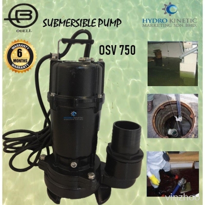 OBELL OSV750  VORTEX SUBMERSIBLE SEWAGE DRAIN PUMP OSV750 (1.0HP)