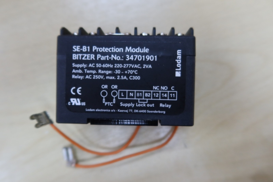 BITZER BZ SE-B1 AC50-60HZ, 220-227VAC (TEMP:-30 + 70ˇăC) MODULE PROTECTION RELAY (P/N:34701901)