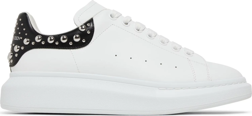 Alexander McQueen Oversized Sneaker 'White Black Studded'