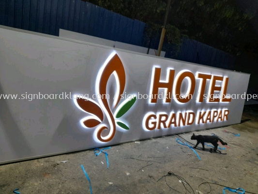 Hotel Grand Kapar EG Box Up 3D LED Backlit Lettering Signboard At Kapar