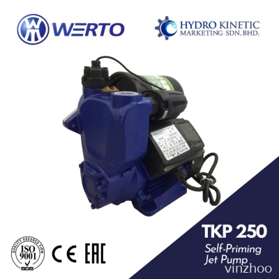 Werto TKP250 House Pressure Booster Intelligent Self-Priming Peripheral Water Pump KP250