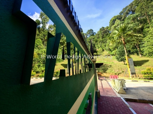 3D Box Up EG Stainless Steel Signage Papan Tanda | Main Gate Entrance Pintu Masuk Utama | Manufacturer Supplier Installer | Malaysia