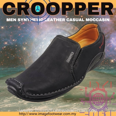 CROOPPER Men Moccasin CM-85-2003 BLACK Colour