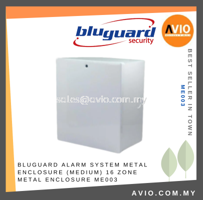 BLUGUARD ALARM SYSTEM Metal Enclosure (Medium) 16 zone metal enclosure ME003