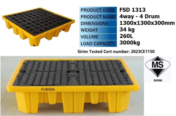 4 Drum Spill Pallet