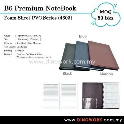 B6 Premium Note Book 4603