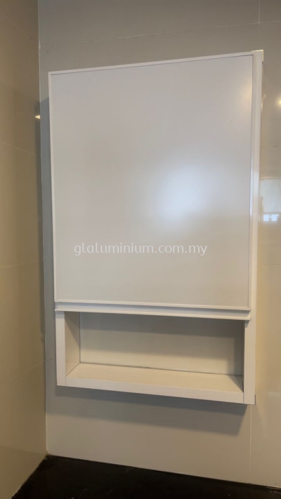 Cabinet aluminium swing door ( Bathroom) @Jalan Setiakasih, Bukit Damansara 