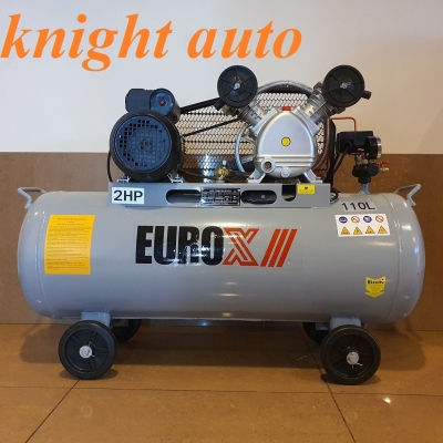 EuroX EAW7110EX Grey 2HP 110L 8bar Belt Air Compressor ID32746