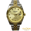 Crocodile Limited Edition Batik Graphic Silver Gold Stainless Steel Band Men Watch CR5944.138D Men CROCODILE