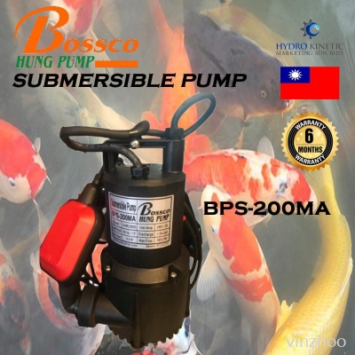 BOSSCO AUTO SUBMERSIBLE POND PUMP BPS-200MA (AUTO)