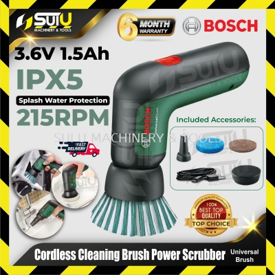 BOSCH Power Scrubber Universal Brush Asia Cordless Cleaning Brush 215RPM