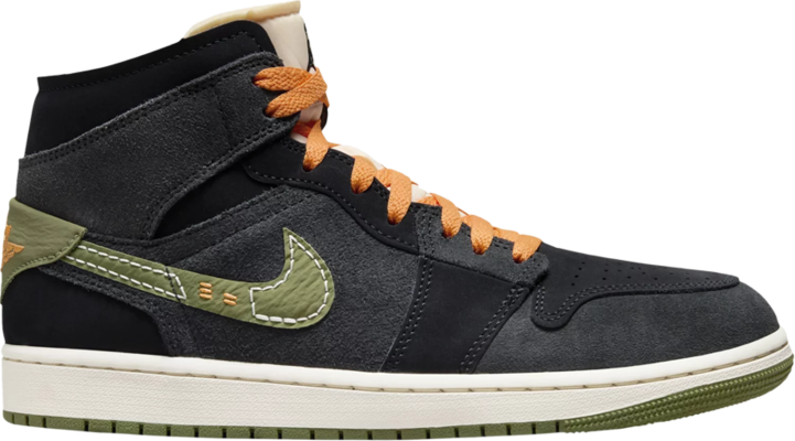 Air Jordan 1 Mid SE Craft 'Anthracite Light Olive'