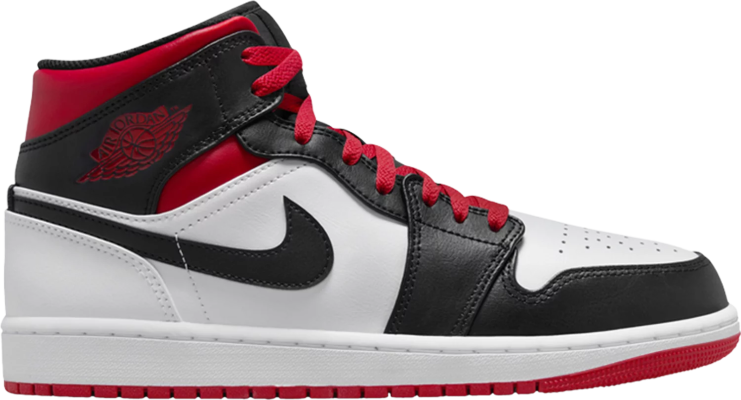 Air Jordan 1 Mid 'Gym Red Black Toe'