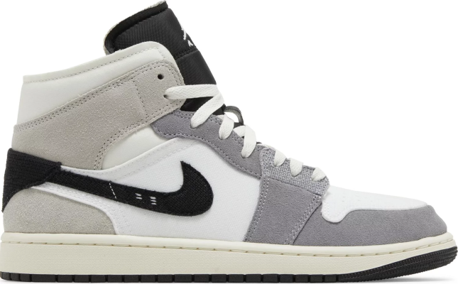 Air Jordan 1 Mid SE Craft 'Inside Out - Cement Grey'