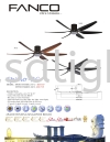 FANCO CEILING FAN / KIPAS SILING FANCO - SPINO-RC (F656RC / F666RC) FANCO CEILING FAN / KIPAS SILING