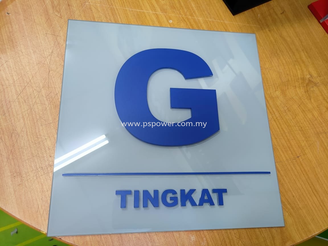 Acrylic 3D Directory signage