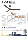 FANCO CEILING FAN / KIPAS SILING FANCO -TRI-GRANDIFLORUM (FC1003) FANCO CEILING FAN / KIPAS SILING