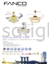 FANCO CEILING FAN / KIPAS SILING FANCO - RETRACTABLE (F1142 GD / F1188 GD / F1133 CH) FANCO CEILING FAN / KIPAS SILING