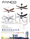 FANCO CEILING FAN / KIPAS SILING FANCO - CAMELIA (F855-5) FANCO CEILING FAN / KIPAS SILING