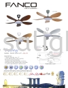 FANCO CEILING FAN / KIPAS SILING FANCO - PEONY (F052S) FANCO CEILING FAN / KIPAS SILING