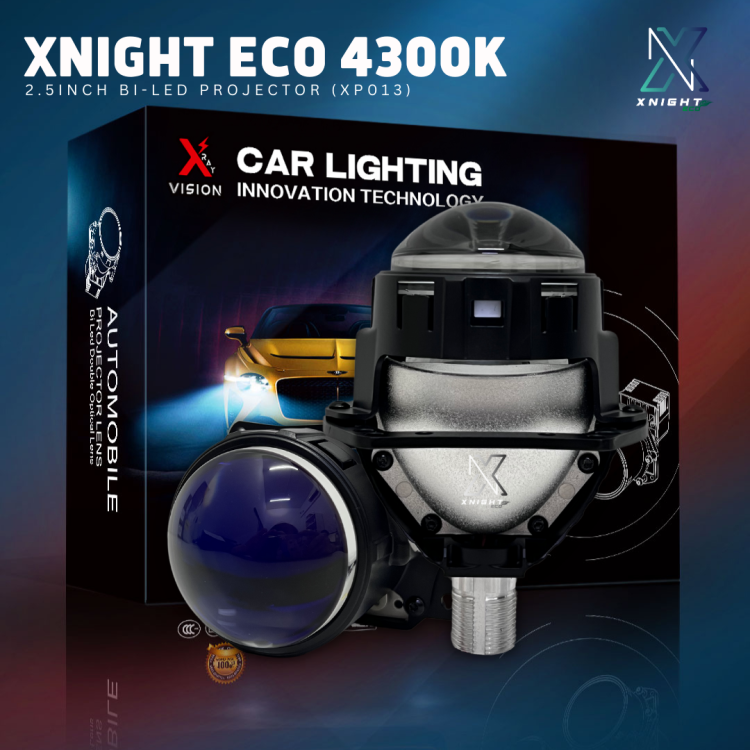 Xnight Eco 4300K 2.5inch BI-LED Headlight System #Xp013