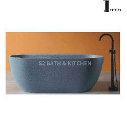 Itto IT-VK-AD002GR Standalone Bathtub (Grey)