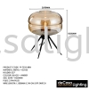 Modern UFO Glass Table lamp (233) Glass / Metal Design Table Lamp TABLE LAMP