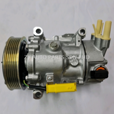 PEUGEOT 208 / 308 / 307 6PK 3LEG (MAGNET & C/VALVE) SANDEN COMPRESSOR AG6CPN0459