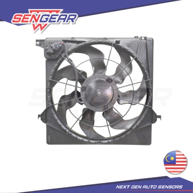 HYUNDAI SANTA FE CM FAN MOTOR COMPLETE SET 25380-2B700-01_43445607852224