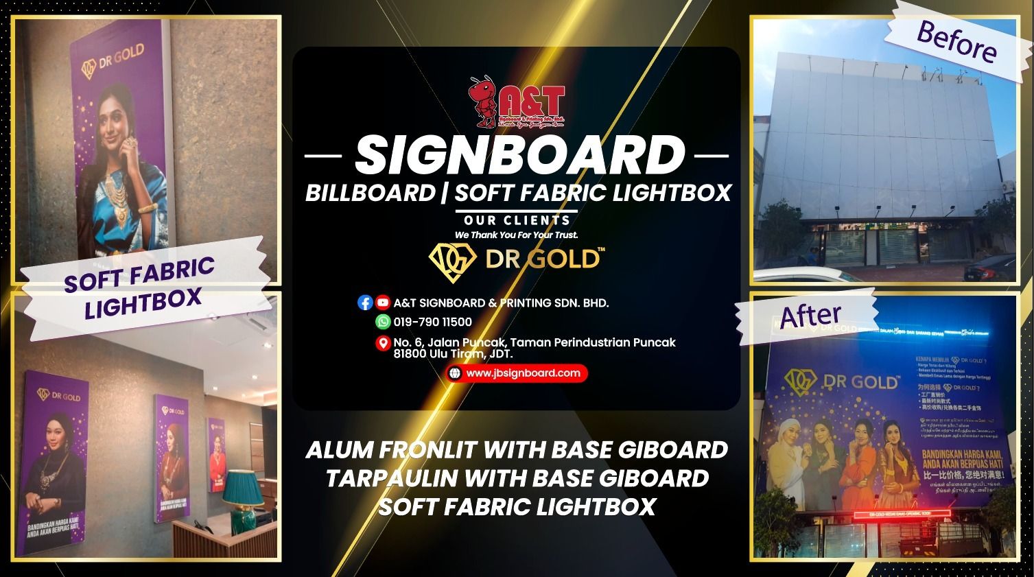 Dr Gold Signboard