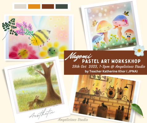 Japan Pastel NagomiArt Class for Moms & Kids