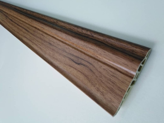 70mm PVC Skirting - Dark Maple ( PSK70-1023 )