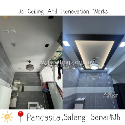 Cornice Ceiling Design #pancasila Saleng #Senai #Jb ##Dining Area Design #3D Lightholder Design#Included. Wiring #And Installation #Free On-Site Quotation #Free On- Site Measurement 