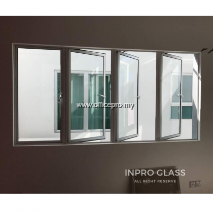 IPGCW-5 5mm Clear Glass Casement Window | Glass Contractor Subang