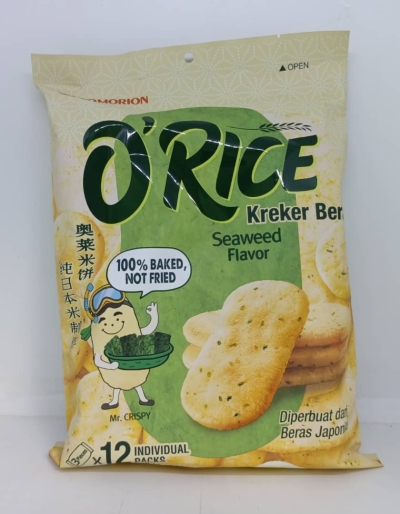 O'RICE SEAWEED CRACKER-10.8G*12'P